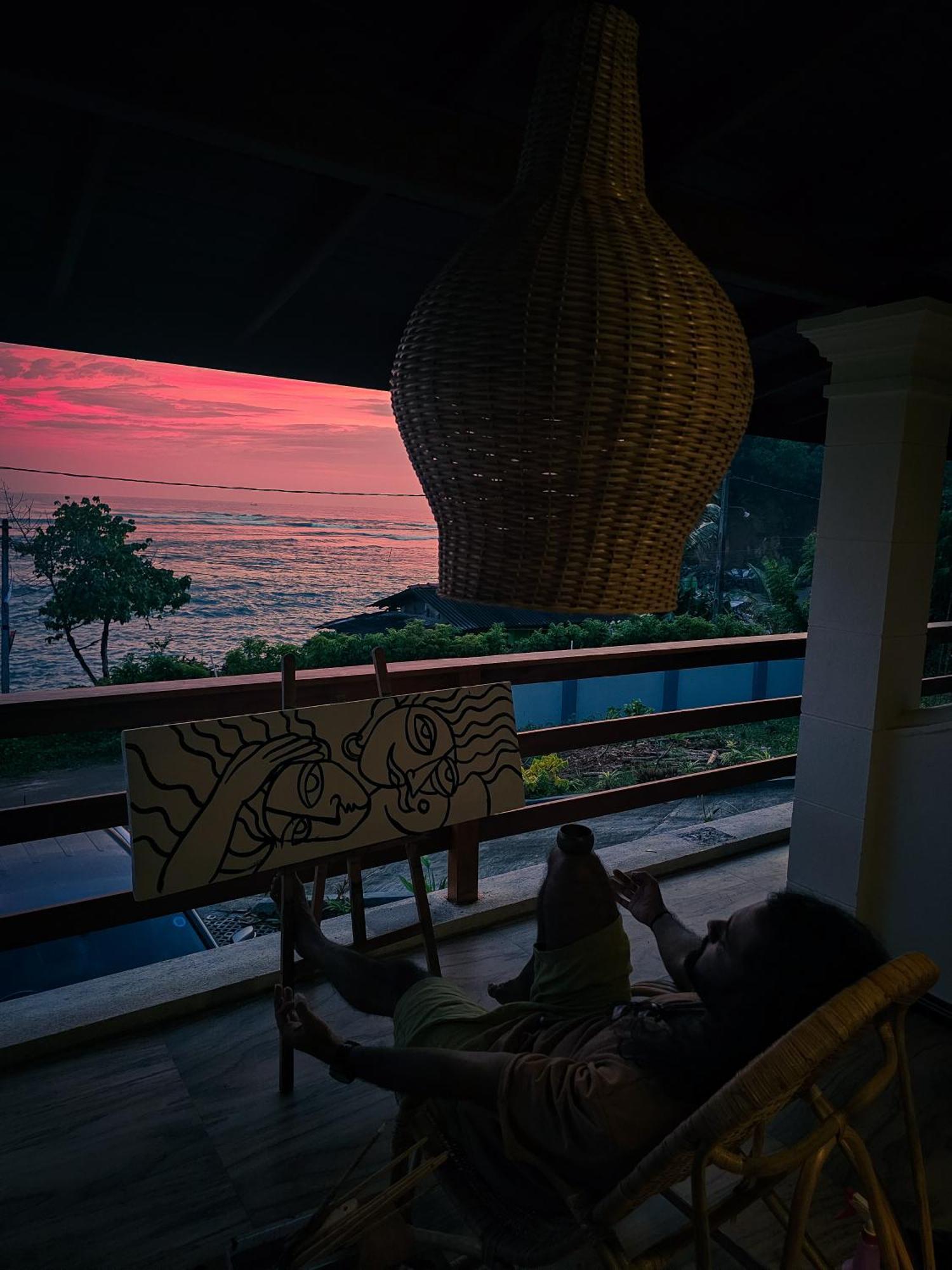 Hotel Ocean Bliss By Sugar Coliving Weligama Exterior foto